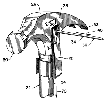 Nail Holder for Hammers